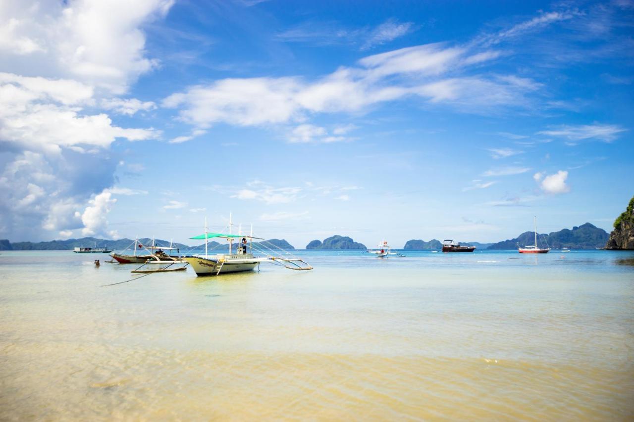 Maligaya Beach Bungalows El Nido Bagian luar foto